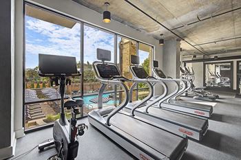 Yoga rooms and fitness center